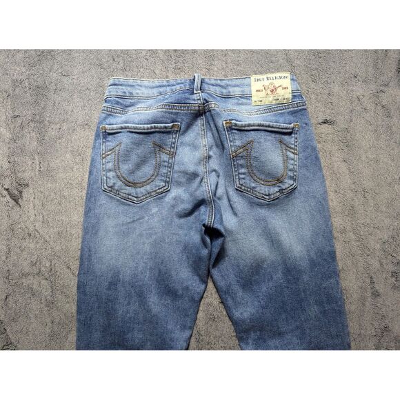 True Religion Stella Low Rise Skinny Jeans Women's Size 27 Medium Wash - Picture 12 of 14